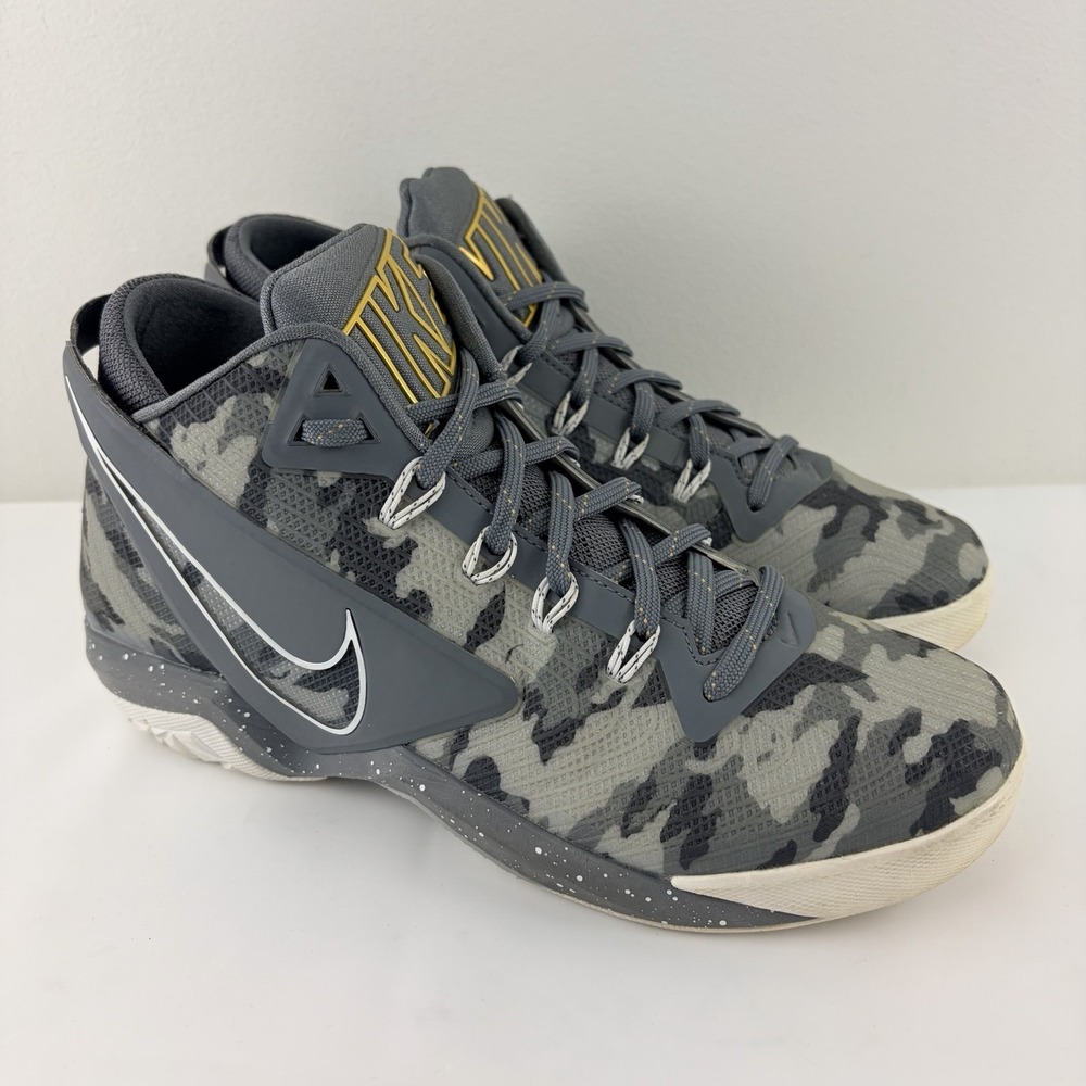 Nike Zoom Field General Camo Gray Sneakers Mens 8 Training Athletic Shoes